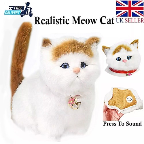 Realistic cat stuffed - realistic,