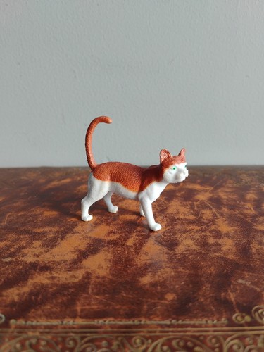 Ginger toy farm cat - farm,