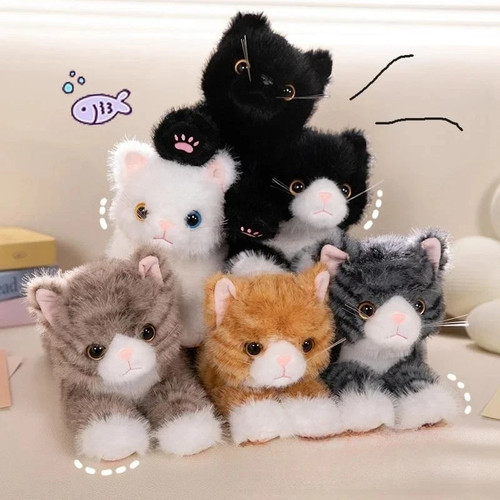 Realistic kitten plush toy - kitten, –
